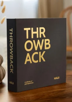 KAILA Fotoalbum Throwback Sort - 1000 billeder i 10x15 cm