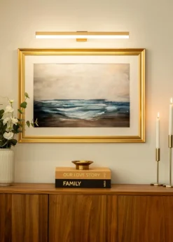 KAILA Glow Batteridrevet Billedbelysning 55 cm - Guld