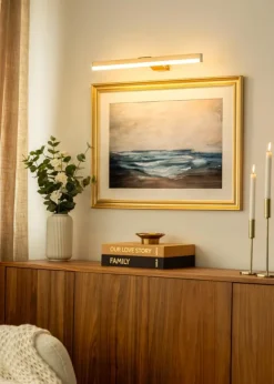 KAILA Glow Batteridrevet Billedbelysning 55 cm - Guld