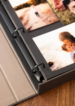 KAILA JOURNEY Black - Coffee Table Photo Album (60 Sorte Sidor)