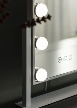 KAILA Makeupspejl Hollywood 9 Hvid 25x30 cm