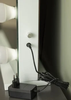 KAILA Makeupspejl Hollywood Edge 14 E27 Hvid 80x65 cm