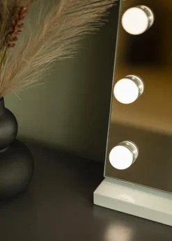 KAILA Makeupspejl Hollywood 15 Hvid 58x46 cm