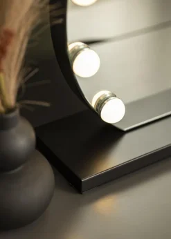 KAILA Makeupspejl V Sort - 50x48 cm