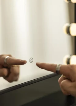 KAILA Makeupspejl VI Sort- 46x60 cm