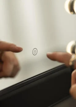 KAILA Makeupspejl VII Sort - 30x36 cm