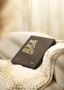 KAILA MEMORIES Black - Coffee Table Photo Album (60 Sorte Sider / 30 Blade)