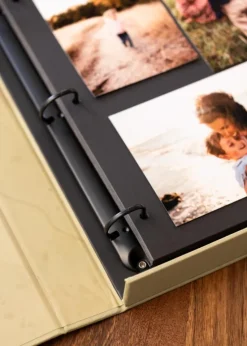 KAILA MEMORIES Vanilla - Coffee Table Photo Album (60 Sorte Sidor)