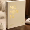 KAILA MOMENTS Creme - Coffee Table Photo Album (60 Sorte Sider / 30 Blade)