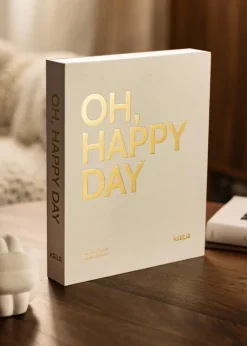 KAILA OH HAPPY DAY Creme - Coffee Table Photo Album (60 Sorte Sidere)