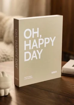 KAILA OH HAPPY DAY Grey - Coffee Table Photo Album (60 Sorte Sidere)
