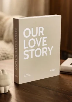 KAILA OUR LOVE STORY Grey - Coffee Table Photo Album (60 Sorte Sidere)