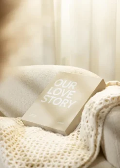 KAILA OUR LOVE STORY Grey - Coffee Table Photo Album (60 Sorte Sidere)