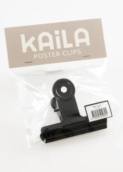 KAILA Poster Clip Black - 75 mm