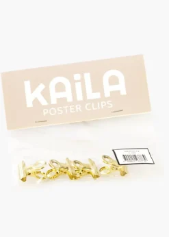 KAILA Poster Clip Gold 20 mm - 4-p