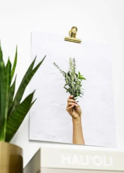 KAILA Poster Clip Gold 65 mm - 2-p