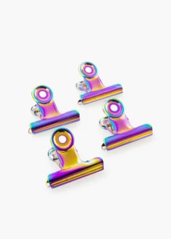 KAILA Poster Clip Rainbow 40 mm - 4-p