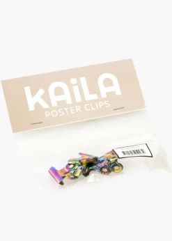 KAILA Poster Clip Rainbow 20 mm - 4-p