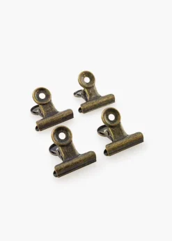 KAILA Poster Clip Retro Bronze 30 mm - 4-p