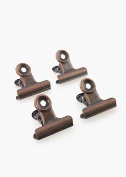 KAILA Poster Clip Retro Brass 40 mm - 4-p