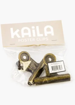 KAILA Poster Clip Retro Bronze 65 mm - 2-p