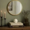 KAILA Round Mirror - Edge Gold 40 cm Ø