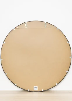 KAILA Round Mirror - Edge Black 110 cm Ø