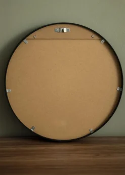 KAILA Round Mirror - Edge Black 40 cm Ø