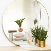 KAILA Round Mirror - Edge Gold 110 cm Ø