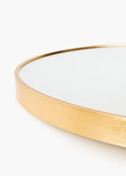 KAILA Round Mirror - Edge Gold 110 cm Ø