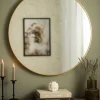 KAILA Round Mirror - Edge Gold 90 cm Ø