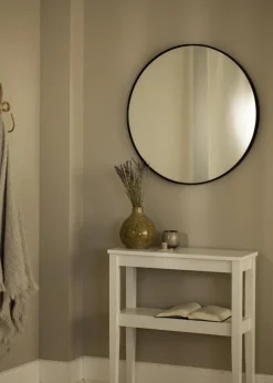 KAILA Round Mirror - Edge Black 70 cm Ø