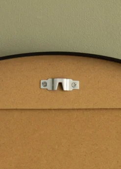 KAILA Round Mirror - Edge Black 70 cm Ø