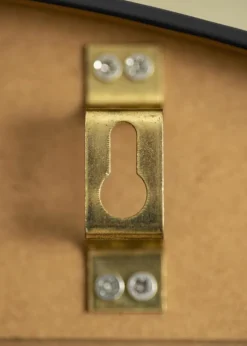 KAILA Round Mirror - Edge Black 90 cm Ø