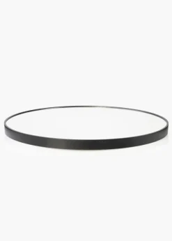 KAILA Round Mirror - Edge Black 100 cm Ø