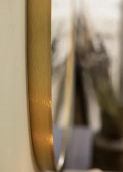 KAILA Round Mirror - Edge Gold 80 cm Ø