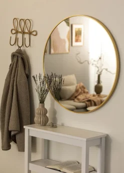 KAILA Round Mirror - Edge Gold 80 cm Ø