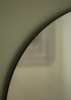 KAILA Round Mirror - Thin Black 60 cm Ø