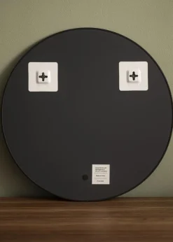 KAILA Round Mirror - Thin Black 40 cm Ø