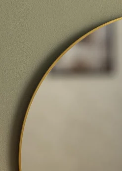 KAILA Round Mirror - Thin Brass 40 cm Ø