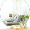 KAILA Round Mirror - Thin Black 100 cm Ø
