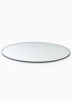 KAILA Round Mirror - Thin Black 100 cm Ø