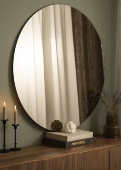 KAILA Rundt Spejl Dark Bronze 110 cm Ø