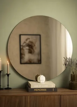 KAILA Rundt Spejl Dark Bronze 90 cm