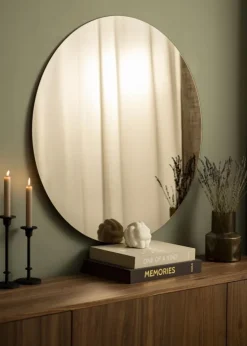 KAILA Rundt Spejl Dark Bronze 90 cm