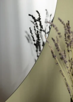 KAILA Rundt Spejl Dark Smoked Grey Deluxe 90 cm Ø