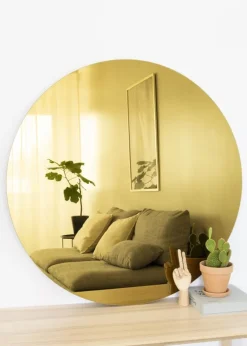 KAILA Rundt Spejl Gold 110 cm Ø