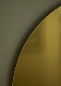 KAILA Rundt Spejl Gold 50 cm Ø