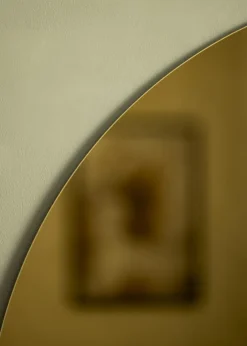 KAILA Rundt Spejl Gold 90 cm Ø