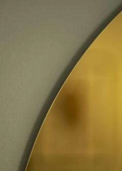 KAILA Rundt Spejl Gold 80 cm Ø